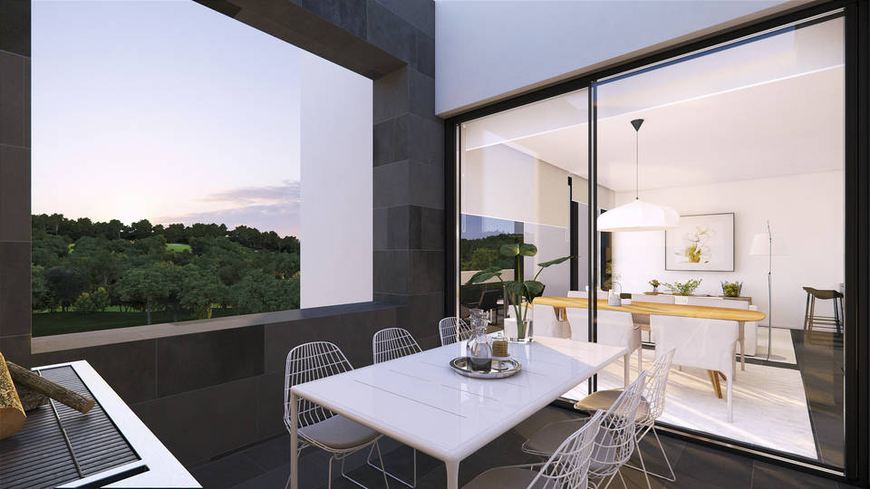 Obra nueva La Selva Terrace Villas, situada en el corazón de la finca PGA Catalunya Resort Golf entercasa venta 