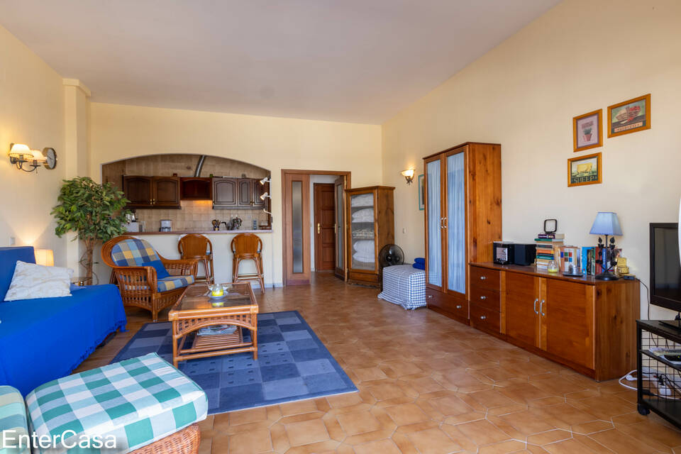 Fantastisch gelegenes Studio mit sehr großer Terrasse mit Blick auf den Kanal Caballito de Mar