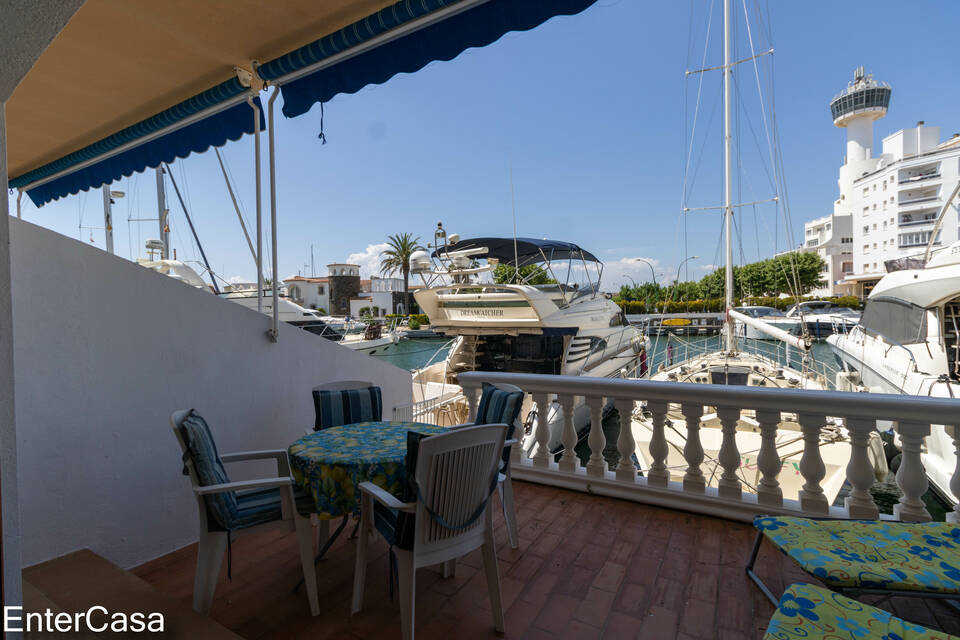 Fantastisch gelegenes Studio mit sehr großer Terrasse mit Blick auf den Kanal Caballito de Mar