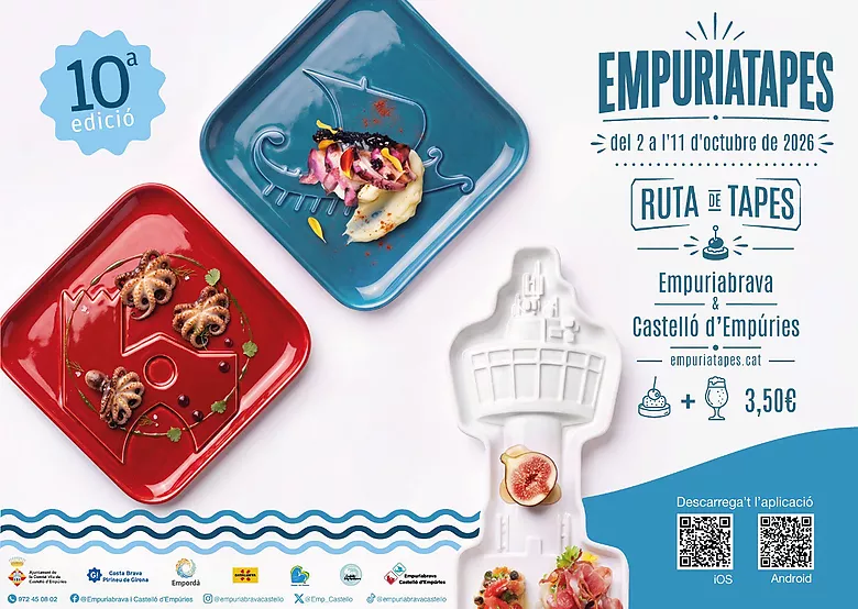 Nous avons déjà l’affiche de l’Empuriatapes de cette année ! Notez bien les dates : du 2 au 11 octobre 2026.